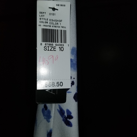 *NEW* blue & white floral sleeveless dress - Picture 5 of 5